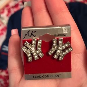 Yankees Logo Earrings